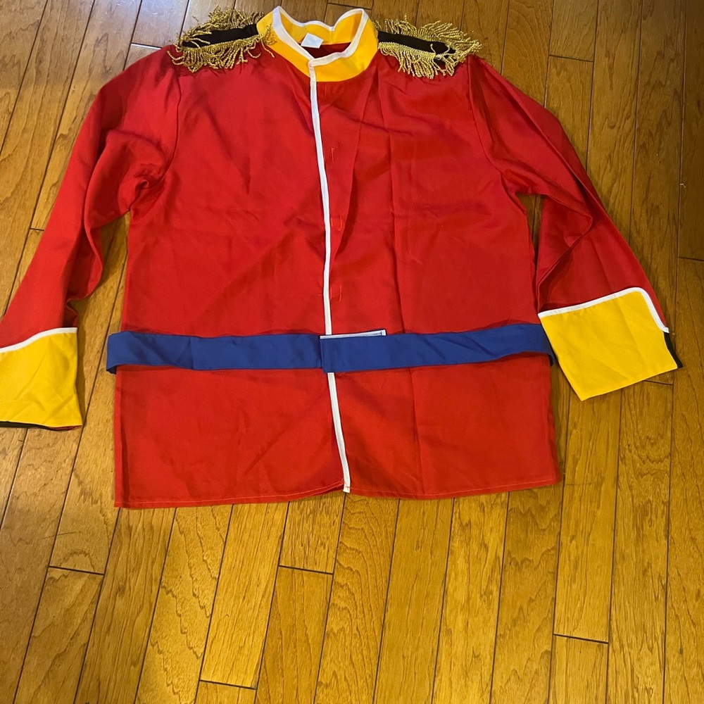 Red with Gold Accents Prince Costume